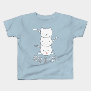 MOM OF CATS Kids T-Shirt